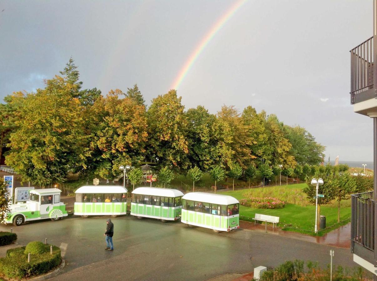 Ferienwohnung Vier Jahreszeiten mit Meerblick und Balkon Baabe Exterior foto