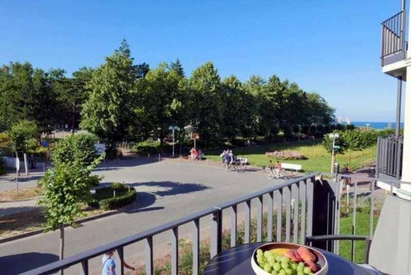 Ferienwohnung Vier Jahreszeiten mit Meerblick und Balkon Baabe Exterior foto