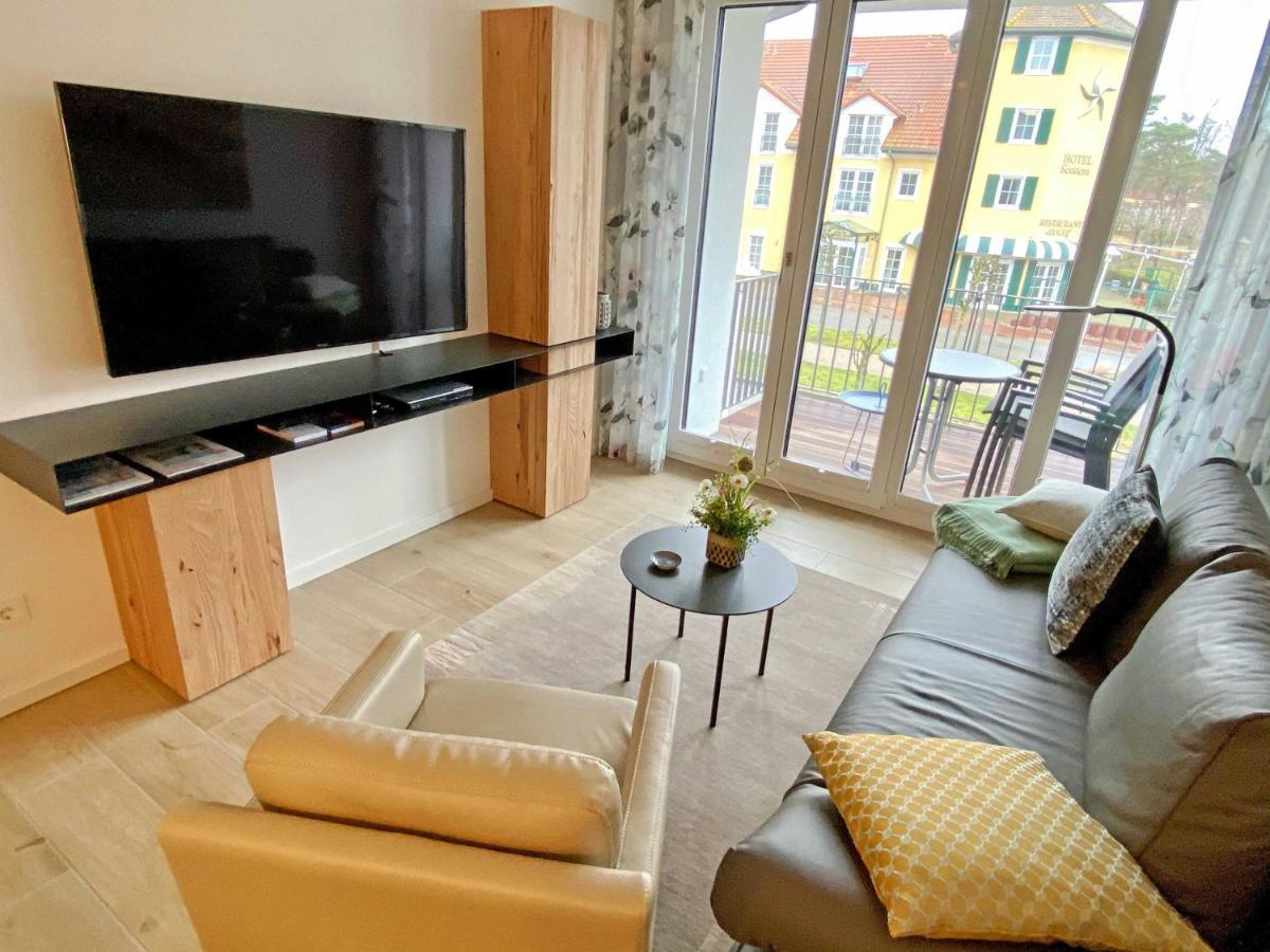 Ferienwohnung Vier Jahreszeiten mit Meerblick und Balkon Baabe Exterior foto